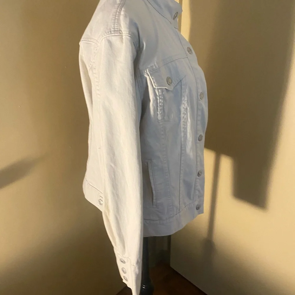 GAP Cream colored Jean Jacket - Picture 7 of 8